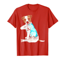 Load image into Gallery viewer, I Love Mom Jack Russell Terrier Tattooed T-Shirt-394121