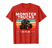 Load image into Gallery viewer, Vintage Monster Truck Are My Jam Retro Sunset Cool Engines T-Shirt-33734
