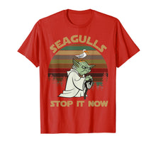 Load image into Gallery viewer, Funny shirts V-neck Tank top Hoodie sweatshirt usa uk au ca gifts for Vintage-Seagulls-Stop It Now T-Shirt 100604
