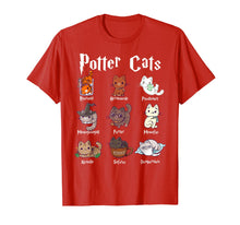 Load image into Gallery viewer, Potter Cats Cute Harry Pawter Kitten Pajama gift for Her T-Shirt-434251