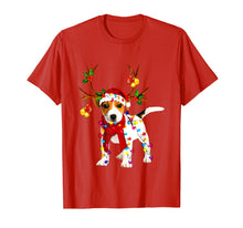 Load image into Gallery viewer, Funny shirts V-neck Tank top Hoodie sweatshirt usa uk au ca gifts for Santa jack russell gorgeous reindeer Light Christmas Lover T-Shirt 994991