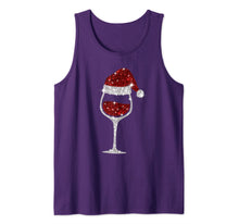 Load image into Gallery viewer, Funny shirts V-neck Tank top Hoodie sweatshirt usa uk au ca gifts for Wine Glasses Santa Hat Christmas Wine Lover Tank Top 944057