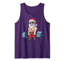 Load image into Gallery viewer, Funny shirts V-neck Tank top Hoodie sweatshirt usa uk au ca gifts for Santa Weightlifting Christmas Fitness Gym Deadlift Xmas Men Tank Top 609535