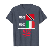 Load image into Gallery viewer, Trinidadian Plus Italian Mix Heritage Flag T-Shirt