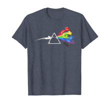 Load image into Gallery viewer, Funny shirts V-neck Tank top Hoodie sweatshirt usa uk au ca gifts for The TShirt Wall Prism Refraction Pink Rainbow Poke Floyd Mon T-Shirt 91505