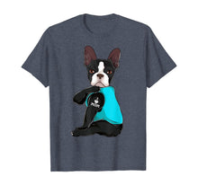 Load image into Gallery viewer, Funny Boston Terrier I Love Mom Apparel Dog Mom Gifts Womens TShirt513998