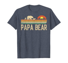 Load image into Gallery viewer, Mens Papa Bear Vintage Art Daddy Wildling Father's Day Dad TShirt423569