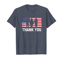 Load image into Gallery viewer, Thank You American Flag Military Heroes Veteran Day Gift T-Shirt