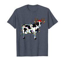 Load image into Gallery viewer, Funny shirts V-neck Tank top Hoodie sweatshirt usa uk au ca gifts for Funny Cow Christmas Tee Reindeer Christmas Lights Pajama T-Shirt 144381