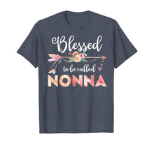 Load image into Gallery viewer, Womens Blessed Nonna Floral Grandma Mother's Day Gift TShirt434249