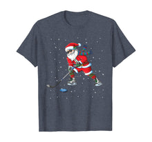 Load image into Gallery viewer, Funny shirts V-neck Tank top Hoodie sweatshirt usa uk au ca gifts for Funny Santa Claus Christmas Ice Hockey Gifts Kids Boys T-Shirt 93711
