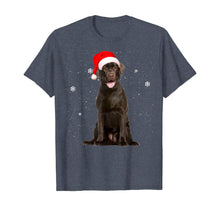 Load image into Gallery viewer, Funny shirts V-neck Tank top Hoodie sweatshirt usa uk au ca gifts for Santa Chocolate Labrador Christmas Gift T-Shirt 373279