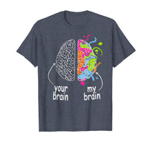 Load image into Gallery viewer, Neurodiversity brain Gift idea for Dyslexia ADHD Autism ASD T-Shirt