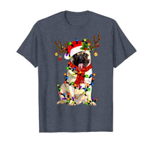 Load image into Gallery viewer, Funny shirts V-neck Tank top Hoodie sweatshirt usa uk au ca gifts for Funny Pug Dog Christmas Tee Reindeer Christmas Lights Pajama T-Shirt 118942