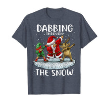 Load image into Gallery viewer, Funny shirts V-neck Tank top Hoodie sweatshirt usa uk au ca gifts for Santa Dabbing Through The Snow Funny Christmas Boys Kids T-Shirt 202145