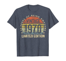 Load image into Gallery viewer, 50 Year Old Gifts Vintage 1970 Limited Edition 50th Birthday T-Shirt-145786