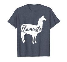 Load image into Gallery viewer, Funny shirts V-neck Tank top Hoodie sweatshirt usa uk au ca gifts for Llamaste Namaste Quote Slogan Llama Yoga Lovers Fun T-shirt 1837929