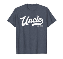 Load image into Gallery viewer, Uncle Est 2019 New Uncle Gift Father's Day T-Shirt