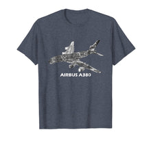 Load image into Gallery viewer, Funny shirts V-neck Tank top Hoodie sweatshirt usa uk au ca gifts for Airbus A380 jet airplane cutaway aviation pilot T-Shirt gift 2017430