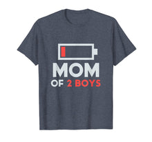 Load image into Gallery viewer, Mom of 2 Boys Shirt Gift from Son Mothers Day Birthday Women