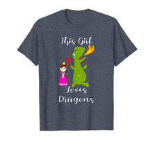 Load image into Gallery viewer, Funny shirts V-neck Tank top Hoodie sweatshirt usa uk au ca gifts for This Girl Loves Dragons Cute Shirt Princess Gifts TShirts 2851560