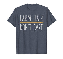 Load image into Gallery viewer, Funny shirts V-neck Tank top Hoodie sweatshirt usa uk au ca gifts for Farm Hair Don't Care T Shirt Farming Farmer Men Women Gifts 210107