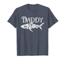 Load image into Gallery viewer, Daddy Shark T Shirt Fathers Day Gifts Family Matching Dad