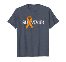 Load image into Gallery viewer, Funny shirts V-neck Tank top Hoodie sweatshirt usa uk au ca gifts for Leukemia Awareness Cancer Survivor Orange Ribbon T Shirt 309506