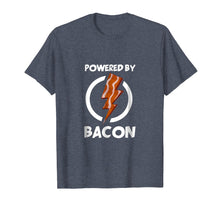 Load image into Gallery viewer, Funny shirts V-neck Tank top Hoodie sweatshirt usa uk au ca gifts for Powered by Bacon T-Shirt Funny Bacon Lovers Shirt Tee Gifts 1458473