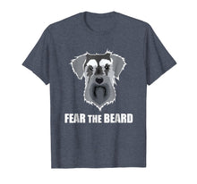 Load image into Gallery viewer, Funny shirts V-neck Tank top Hoodie sweatshirt usa uk au ca gifts for Dog Meme Fear the Beard Mini Schnauzer Dog T Shirt 1655311