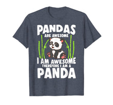Load image into Gallery viewer, Panda Shirt Cute Panda Tshirt Pandas Are Awesome Panda Bear