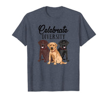Load image into Gallery viewer, Funny shirts V-neck Tank top Hoodie sweatshirt usa uk au ca gifts for Funny Labrador Retriever Dog T-Shirt Celebrate Diversity 1880748