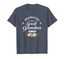 Load image into Gallery viewer, Promoted to Great Grandma Est 2019 New Grandma To Be Shirt
