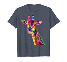 Load image into Gallery viewer, Funny shirts V-neck Tank top Hoodie sweatshirt usa uk au ca gifts for Giraffe Shirt : Colorful Mammal fauna Pop Art Style T-Shirts 1652261