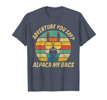 Load image into Gallery viewer, Funny shirts V-neck Tank top Hoodie sweatshirt usa uk au ca gifts for Vintage Alpaca Adventure You Say? Alpaca My Bags! T-Shirt 1367779