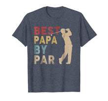 Load image into Gallery viewer, Mens Father's Day Best Papa by Par Funny Golf Gift Shirt