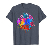 Load image into Gallery viewer, Tie Dye Flowered Peace Sign Graphic Hippie T-Shirt