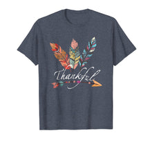 Load image into Gallery viewer, Funny shirts V-neck Tank top Hoodie sweatshirt usa uk au ca gifts for Thankful Feather & Arrow Fall T-Shirt - Vintage Thanksgiving 1199570