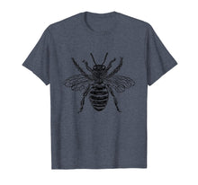 Load image into Gallery viewer, Fun Graphic Bee T-Shirt Funny Biologist Queen Insect Tshirt