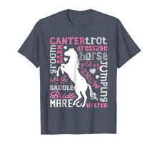 Load image into Gallery viewer, Horse T Shirt For Girls Women Gifts Horses Horseback Riding