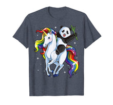 Load image into Gallery viewer, Funny shirts V-neck Tank top Hoodie sweatshirt usa uk au ca gifts for Panda Shirts for Girls Riding Unicorn Pandicorn Women Gifts 510583