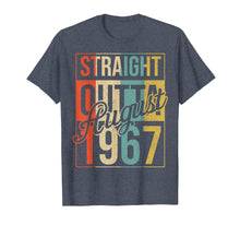 Load image into Gallery viewer, Funny shirts V-neck Tank top Hoodie sweatshirt usa uk au ca gifts for 52nd Birthday Gift Straight Outta August 1967 Vintage TShirt 4608652