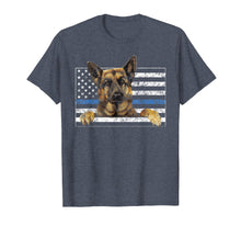 Load image into Gallery viewer, Funny shirts V-neck Tank top Hoodie sweatshirt usa uk au ca gifts for Thin Blue Line K9 Shirt German Shepherd Police Officer Gifts T-Shirt 2506944