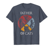 Load image into Gallery viewer, Father of Cats Shirt - Cat Lovers Cat Dad Gift T-Shirt 58940