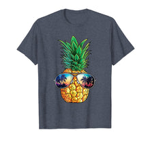 Load image into Gallery viewer, Pineapple Sunglasses T shirt Aloha Beaches Hawaiian Hawaii