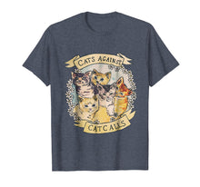 Load image into Gallery viewer, Cats Against Catcalls Feminist Activist T-Shirt Feminism