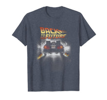 Load image into Gallery viewer, Back To The Future Vintage Delorean Peel Out Graphic T-Shirt