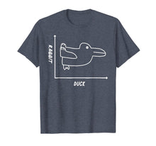 Load image into Gallery viewer, Duck Rabbit Graph Shirt - Fun Math Teacher Easter Tee Shirt T-Shirt-569751
