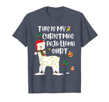Load image into Gallery viewer, This Is My Christmas Llama Pajama Pyjama Top Christmas Gifts T-Shirt