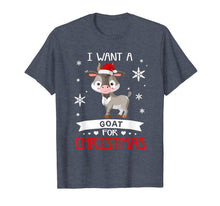 Load image into Gallery viewer, Funny shirts V-neck Tank top Hoodie sweatshirt usa uk au ca gifts for All I Want for Christmas Is A Goat T-Shirt Merry Xmas T-Shirt 458451